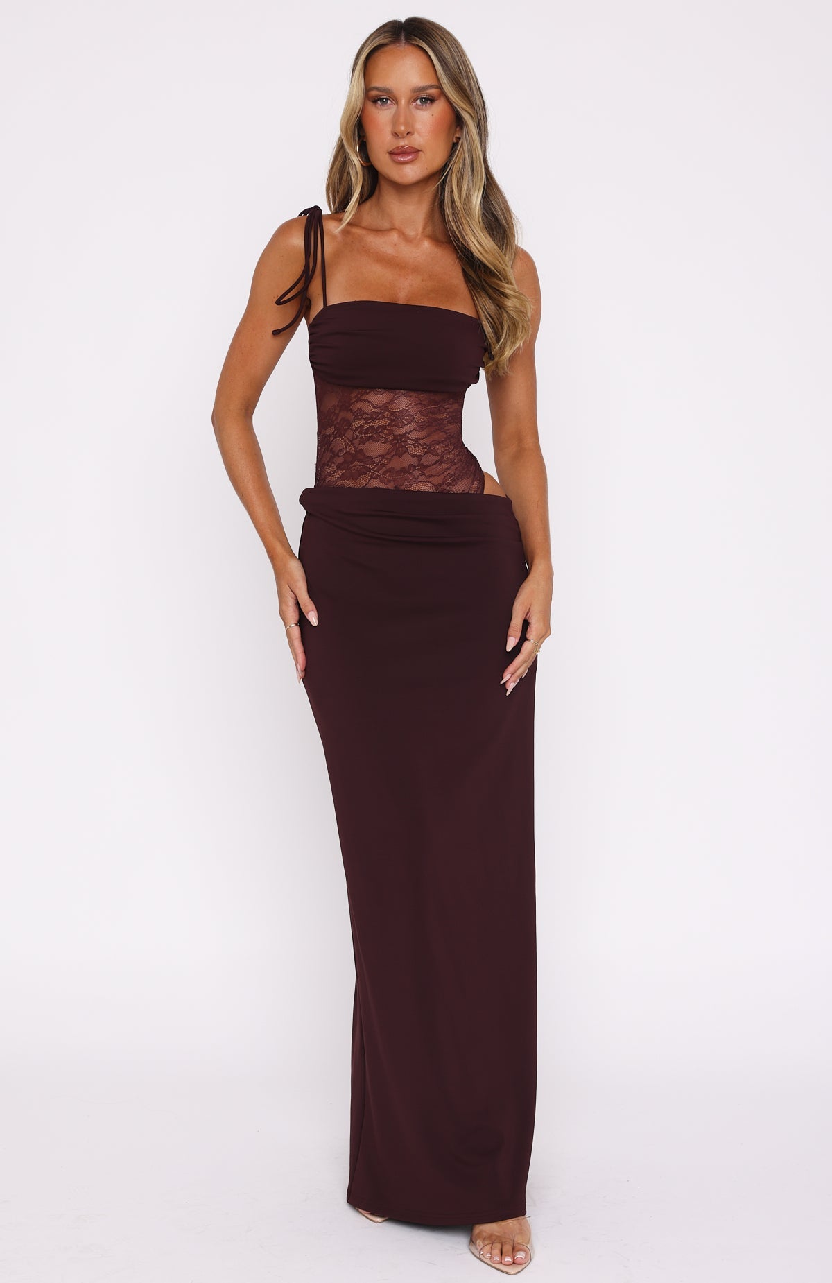 Compliment Me Maxi Dress - Burgundy